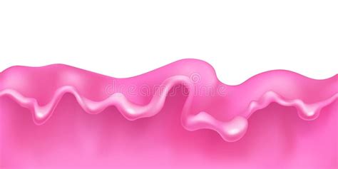 Seamless Dripping Melted Pink Icing Stock Illustrations 20 Seamless Dripping Melted Pink Icing