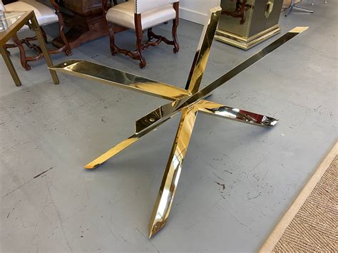 Brass Plate Dining Table Park Eighth