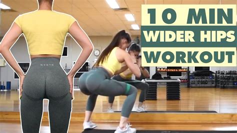 10 Min Wider Hips Workout At Home How To Reduce Hip Dips Getfitbyivana