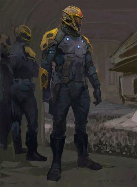 Concept Art Work For Nova Corps In Guardians Of The Galaxy Movie