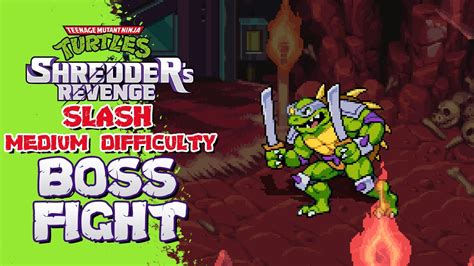 Tmnt Shredders Revenge Slash Boss Fight Episode 14 Youtube