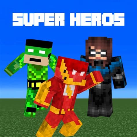 Superhero Skins For The Minecraft Pocket Edition By Chintan P