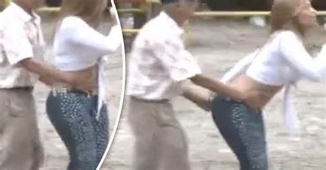 Grandad 83 Has Time Of His Life When Sexy Singer Twerks In Front Of