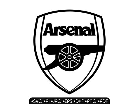 Arsenal Silhouette Logo vector svgjpgaiepsdxfpngsvg | Etsy