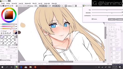 Speedpaint Paint Tool Sai Commission Youtube