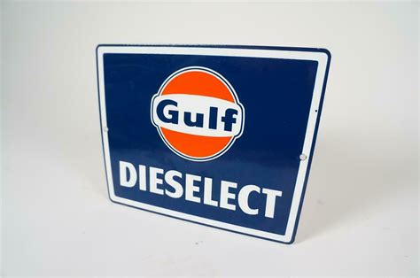 Extremely Scarce Late 1950s Early 60s Gulf Dieselect Single S