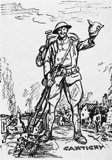 Posterazzi World War I Cartoon 1918 Ncartoon 1918 By Rollin Kirby On