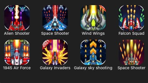 Top 8 Space Shooter Android Games Galaxy Attack Space Shooter Falcon