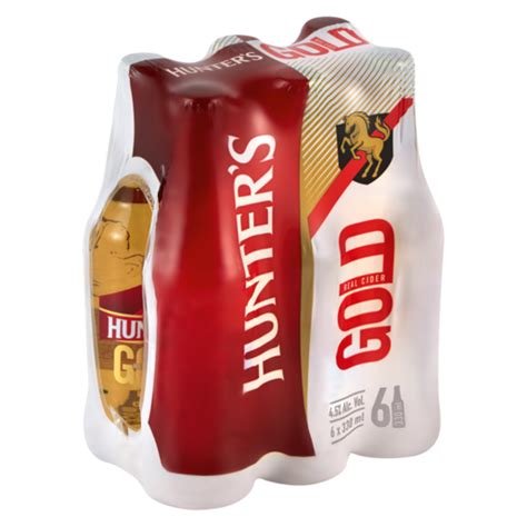 Hunters Cider Gold Bottles 6 Packs — The South African Shop