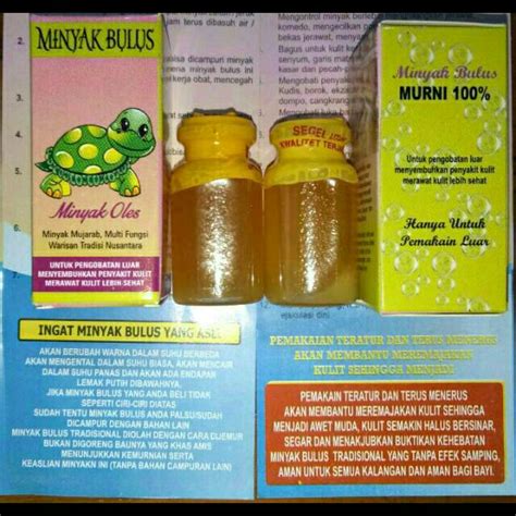 Minyak Bulus Asli / Minyak Bulus Original Endapan / Murni | Shopee