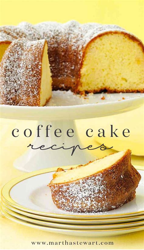 Coffee Cake Cake Recipes And Martha Stewart On Pinterest
