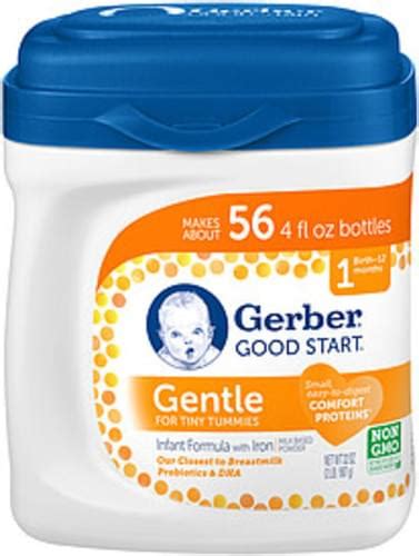 Gerber With Iron Gentle Milk Based Powder 1 Birth To 12 Months