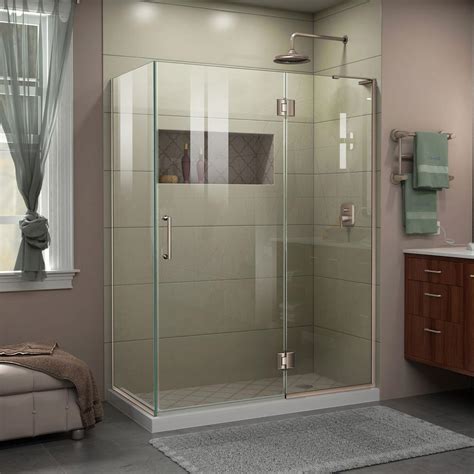 Dreamline Unidoor X 48 38 In W X 30 In D X 72 In H Frameless Hinged