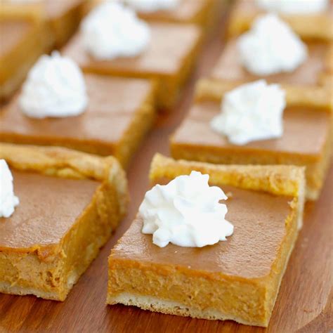 Easy Pumpkin Pie Bars The Country Cook