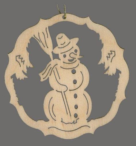 Weitere ideen zu laubsägevorlagen, basteln mit holz, laub. Baumbehang Schneemann | Baumschmuck, Laubsäge vorlagen ...