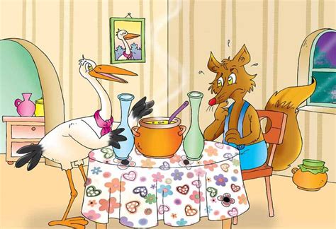 The Fox And The Stork Story For Children With Moral