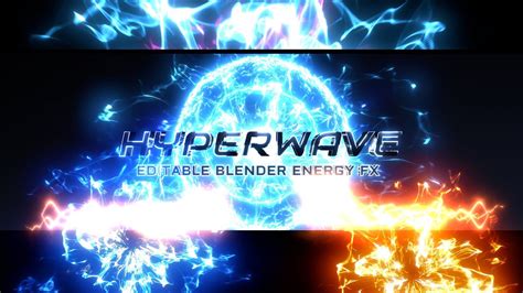 Epic Energy Vfx For Blender 3d Hyperwave Tutorial Youtube