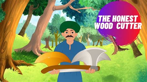 The Honest Woodcutter English Story For Kids ईमानदार लकड़हारा