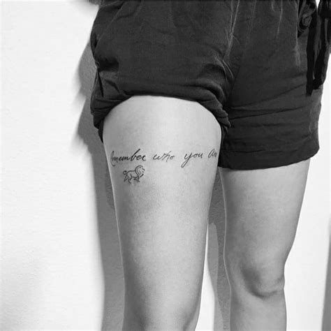 Details Quotes Tattoo On Thigh Super Hot In Cdgdbentre