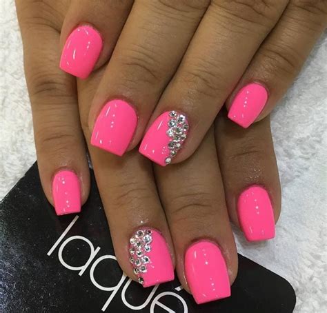 Beautiful Hot Pink Nail Art Nailart Manicure Nails Design