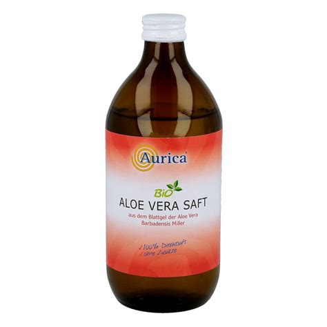 Aktuelle fruchtsaft von rossmann angebote. Aloe Vera Saft Bio 100% 500 ml - Apotheke.de