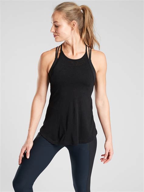 Breezy High Neck Tank Workout Tops For Women Cute Workout Outfits Fashion