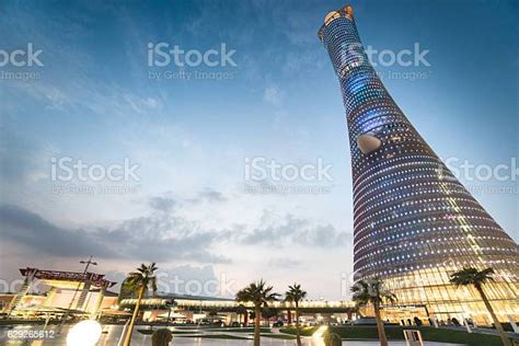 The Torch Doha Aspire Tower Stock Photo Download Image Now Qatar