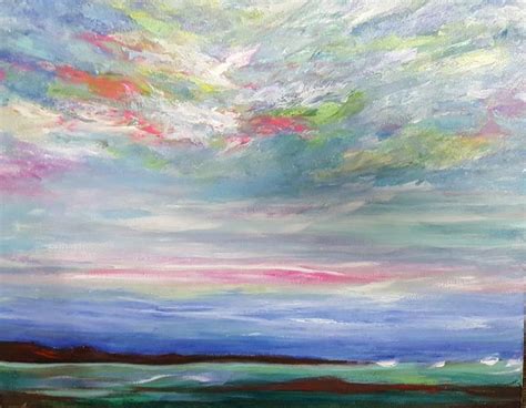 Pastel Skies Rising Tides Artworks Paintings And Prints Landscapes