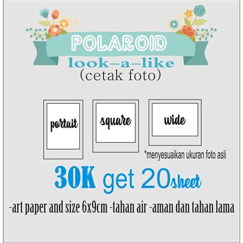 Desain layout polaroid ini sangat cocok untuk usaha cetak. Ukuran Foto Kamera Polaroid - Soalan bz