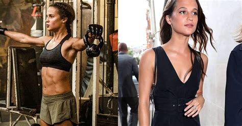 Alicia Vikander Tomb Raider Workout Her Diet And Exercise Plan Elle Australia