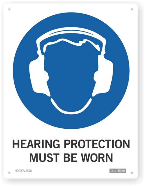 Hearing Protection Mandatory Sign