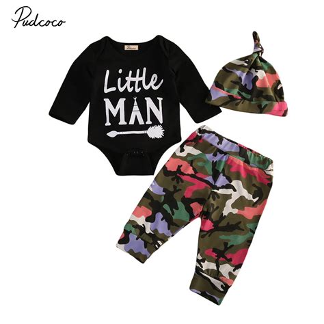 Buy 2018 Fashion Camouflage Newborn Toddler Baby Boy