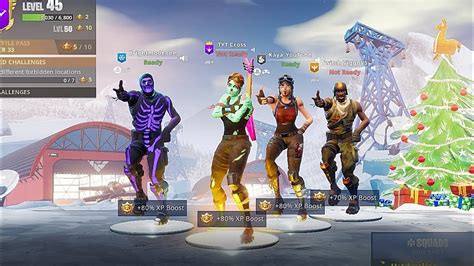 The Most Tryhard Fortnite Squad Aerial Assault