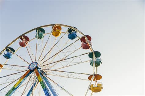 free images round high ferris wheel amusement park ride colorful leisure circle