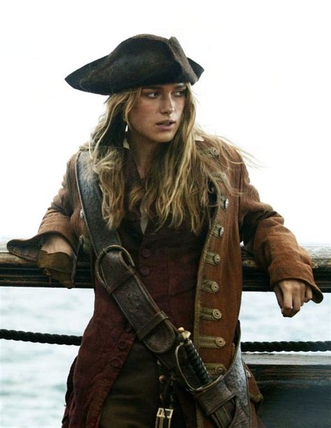Elegant Keira Knightley As Elizabeth Swann In Pirates Of The Caribbean