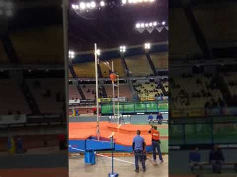 Men's pole vault final renaud lavillenie. Emmanouil Karalis 5,78 m. U20 NR, U20 INDOOR WR, SEF 11/2 ...