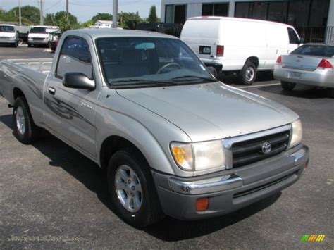 2000 Toyota Tacoma Regular Cab In Lunar Mist Metallic 649703 Jax