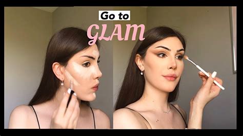 Step By Step GO TO Glam MAKEUP TUTORIAL YouTube