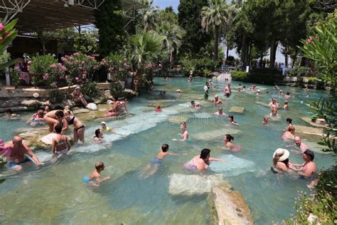 Antique Pool In Hierapolis Ancient City Turkey Editorial Image Image