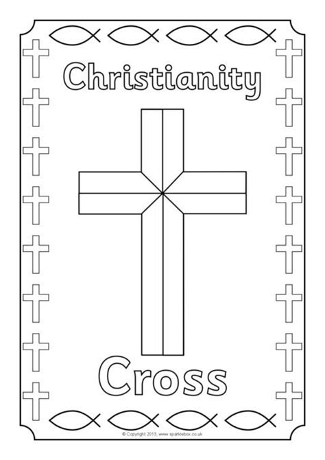 Religious Symbol Coloring Pages