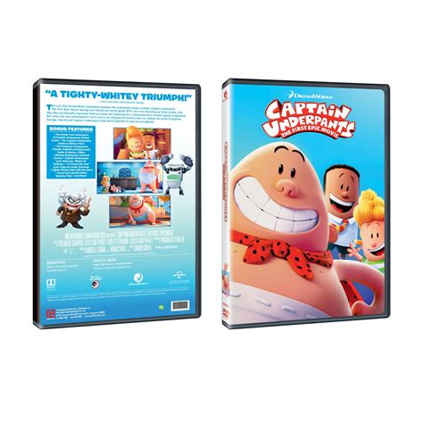 Captain Underpants The First Epic Movie Dvd Poh Kim Video