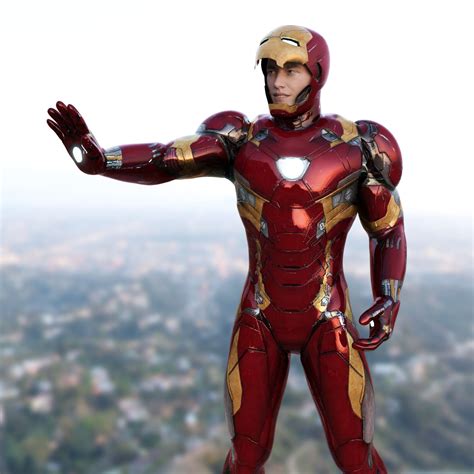 Iron Man For Genesis 3 Male 3d Cosplay Outfit Renderopedia Daz
