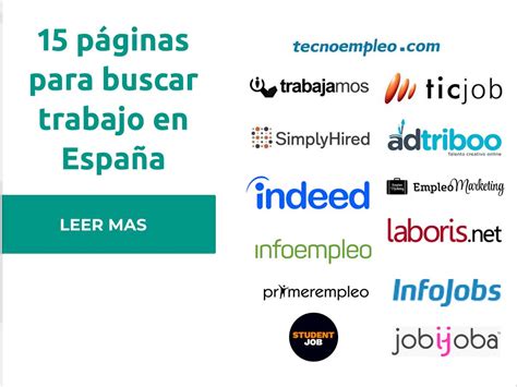 15 Páginas Para Encontrar Trabajo En España