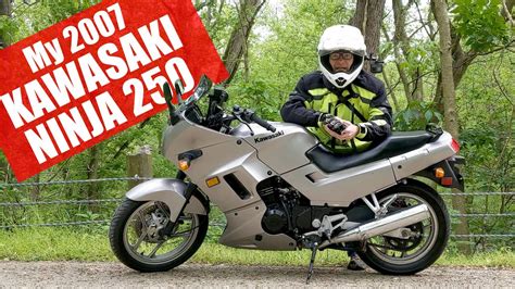 My 2007 Kawasaki Ninja 250 Ride And Overview Ex250r Youtube