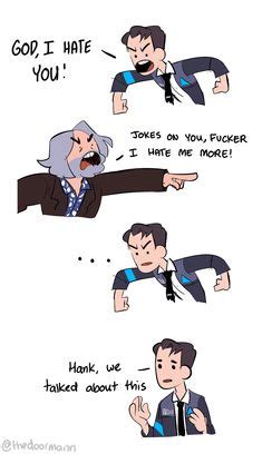 LMAO Reverse au Reed900 | Detroit become human, Detroit become human connor