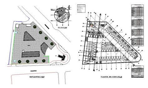Plan Detail Of Parking System Detail 2d View Cad Block Layout Autocad File