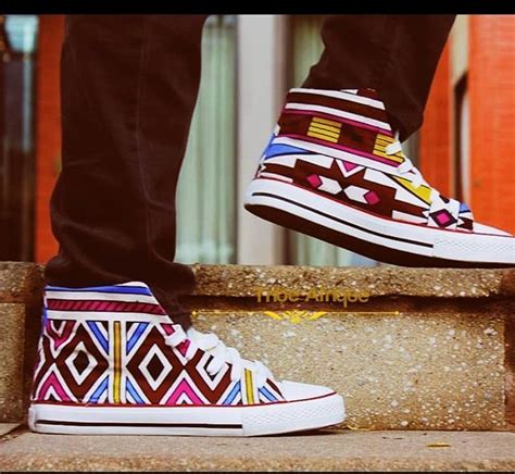 Classic Ndebele Shoes Available At Tribe Afriqueshop African