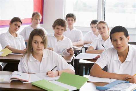 High School Students In Class Royalty Free Stock Photography Image
