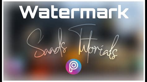 Picsart Watermarks How To Create Custom Watermarks Logo Design 2019