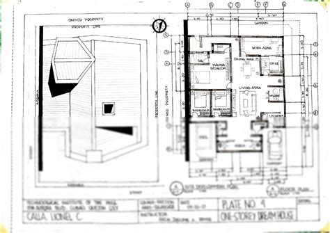 Solution Architectural Plates One Storey Sample Layout Intro Arch